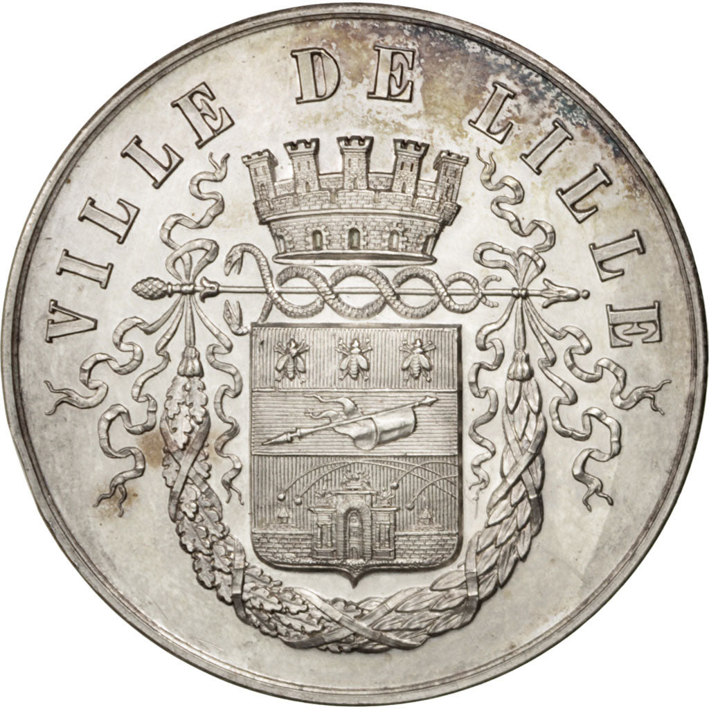FRANCE, Arts & Culture, French Third Republic, Medal, AU(55-58), Silver, 41,...