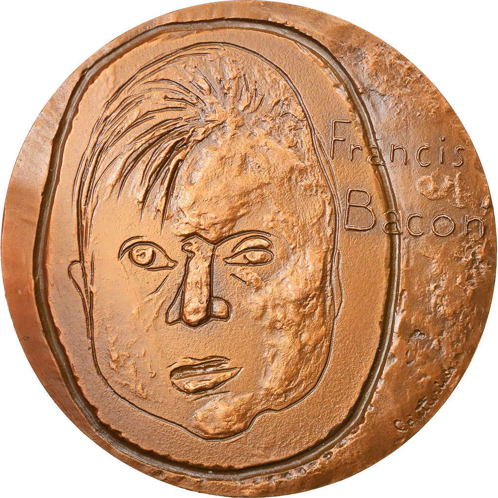 Francja, Medal, Peinture, Francis Bacon, Sztuka i Kultura, 1978, Couturier