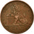 Moneta, Belgia, Albert I, 2 Centimes, 1919, VF(30-35), Miedź, KM:65