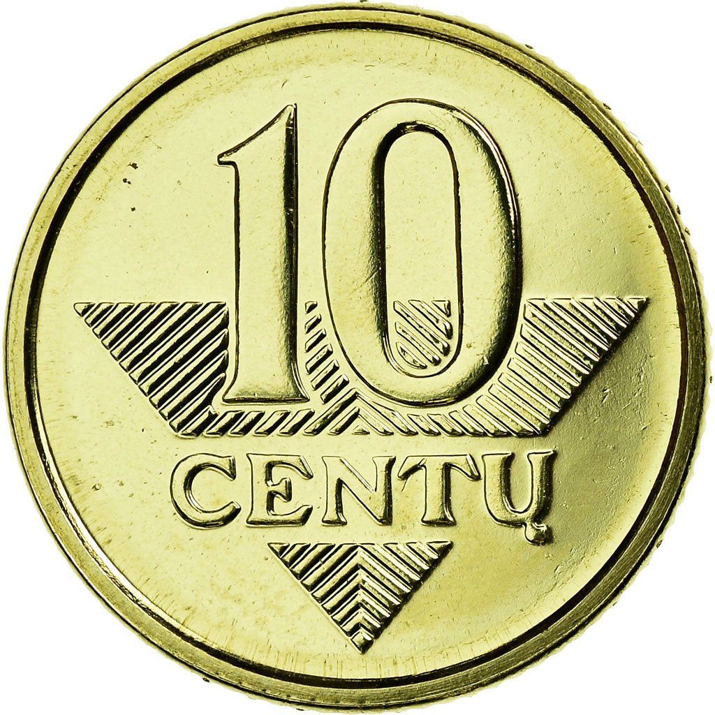 Moneta, Lituania, 10 Centu, 2013, SPL, Nichel-ottone, KM:106