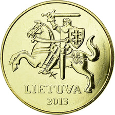Munten, Lithouwen, 50 Centu, 2013, UNC-, Nickel-brass, KM:108