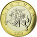 Coin, Lithuania, 2 Litai, 2013, MS(63), Bi-Metallic, KM:112