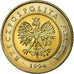 Münze, Polen, 5 Zlotych, 1994, Warsaw, VZ, Bi-Metallic, KM:284
