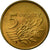 Coin, Poland, 5 Groszy, 1992, Warsaw, AU(55-58), Brass, KM:278