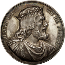France, Medal, Hugues Capet, History, Caqué, AU(55-58), Copper