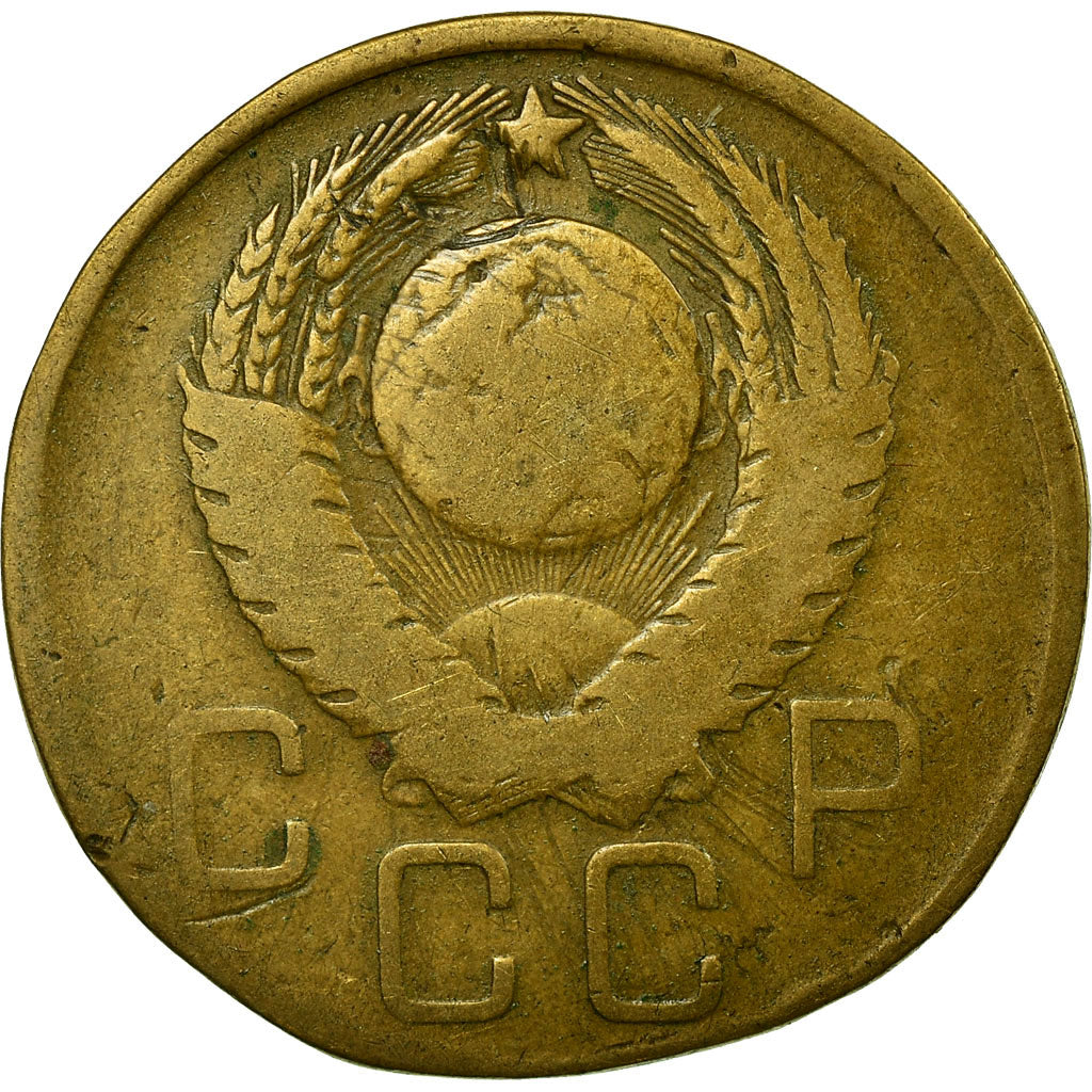 Moeda, Rússia, 3 Kopeks, 1957, Saint-Petersburg, VF(20-25), Alumínio-Bronze