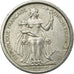 Coin, FRENCH OCEANIA, 2 Francs, 1949, EF(40-45), Aluminum, KM:3
