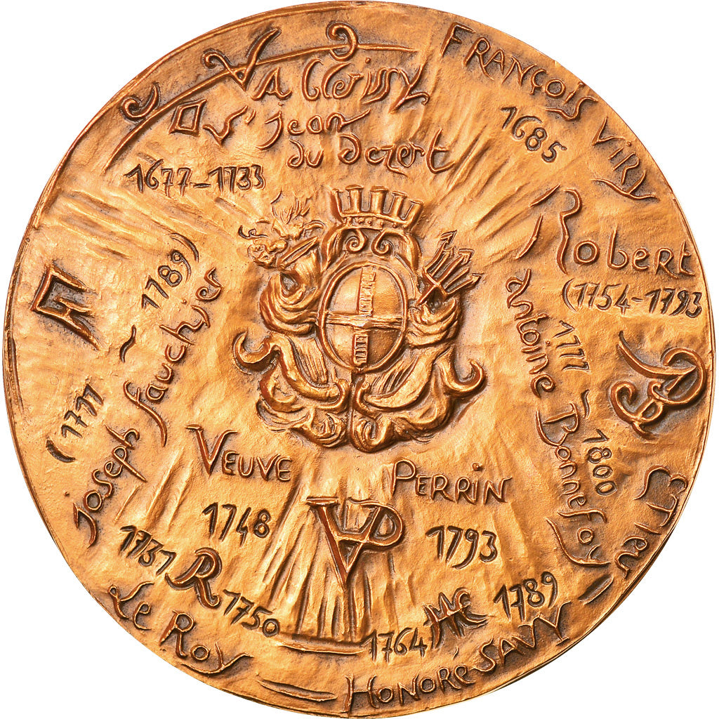 Francia, medaglia, Faïence de Marseille, Arts & Culture, 1982, Maillart, SPL