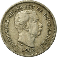 Coin, Luxembourg, William IV, 5 Centimes, 1908, EF(40-45), Copper-nickel, KM:26