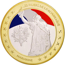 France, Medal, The Fifth Republic, History, MS(65-70), Copper