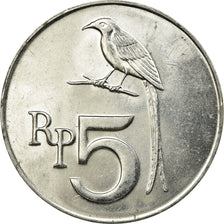 Coin, Indonesia, 5 Rupiah, 1970, AU(55-58), Aluminum, KM:22