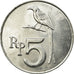 Coin, Indonesia, 5 Rupiah, 1970, AU(55-58), Aluminum, KM:22