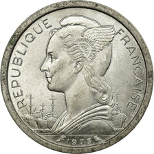 Coin, Réunion, Franc, 1973, EF(40-45), Aluminum, KM:6.1