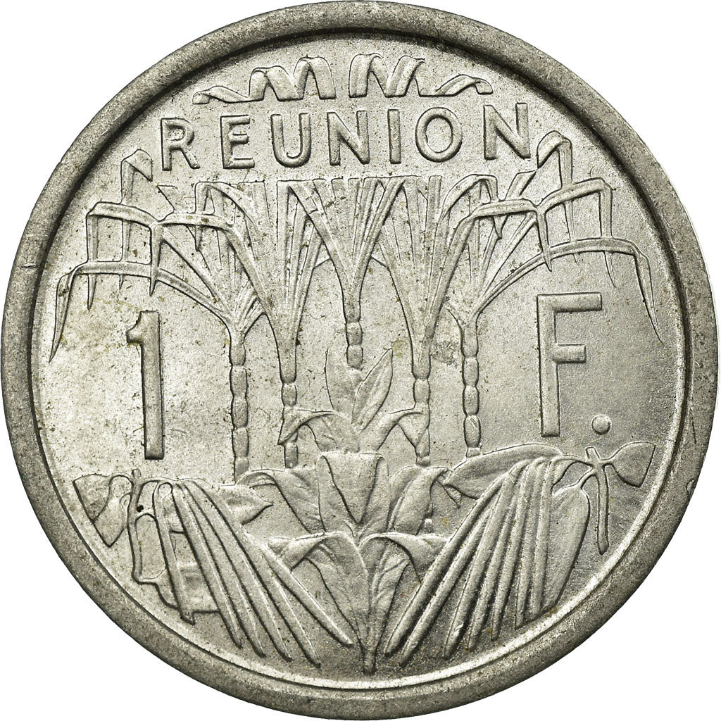 Coin, Réunion, Franc, 1973, EF(40-45), Aluminum, KM:6.1