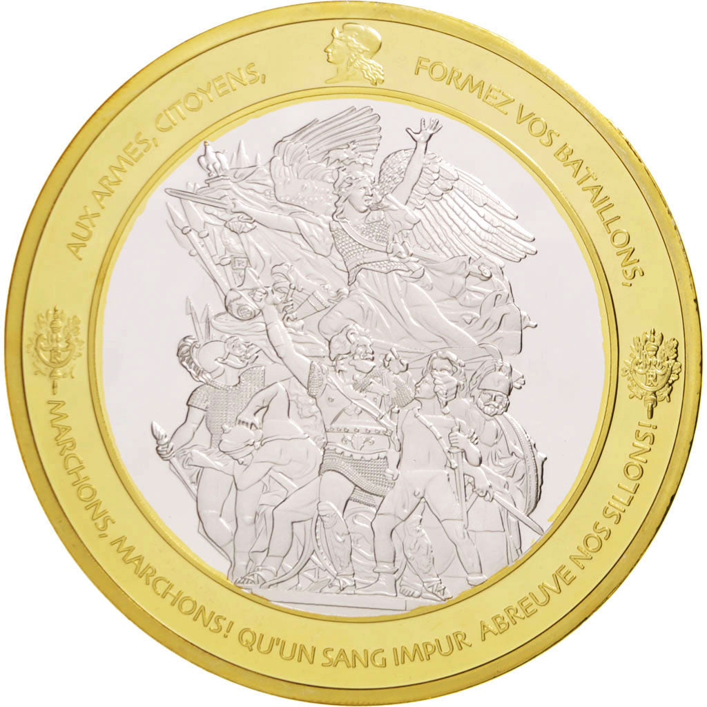 Les piliers de la République, Démocratie, Médaille