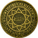 Coin, Morocco, Mohammed V, 50 Francs, 1951, Paris, EF(40-45), Aluminum-Bronze
