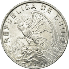 Coin, Chile, 10 Escudos, 1974, AU(55-58), Aluminum, KM:200