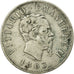 Coin, Italy, Vittorio Emanuele II, 50 Centesimi, 1863, Milan, EF(40-45), Silver