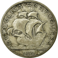 Coin, Portugal, 5 Escudos, 1932, VF(20-25), Silver, KM:581