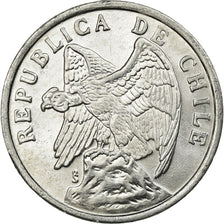 Coin, Chile, Centavo, 1975, AU(55-58), Aluminum, KM:203
