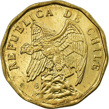 Coin, Chile, 5 Centavos, 1975, AU(55-58), Aluminum-Bronze, KM:204