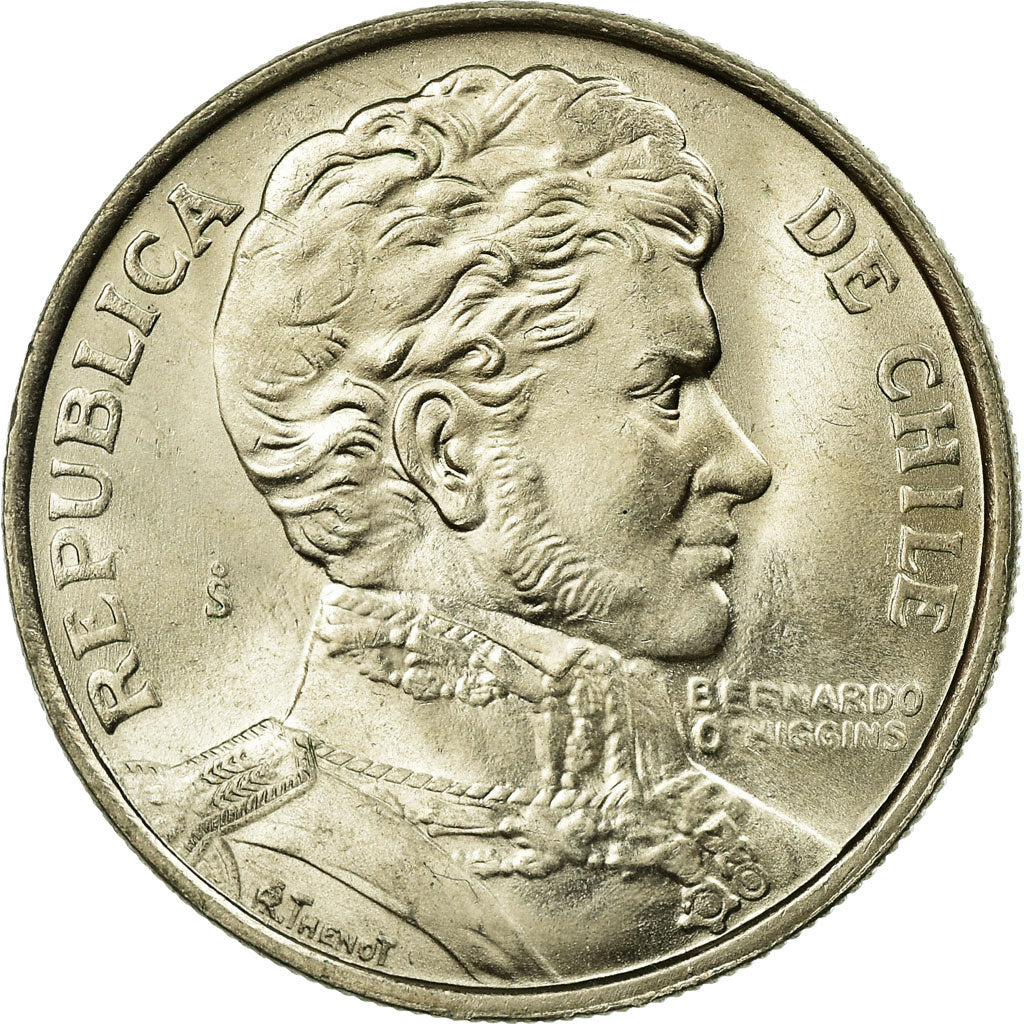 Coin, Chile, Peso, 1975, AU(55-58), Copper-nickel, KM:207