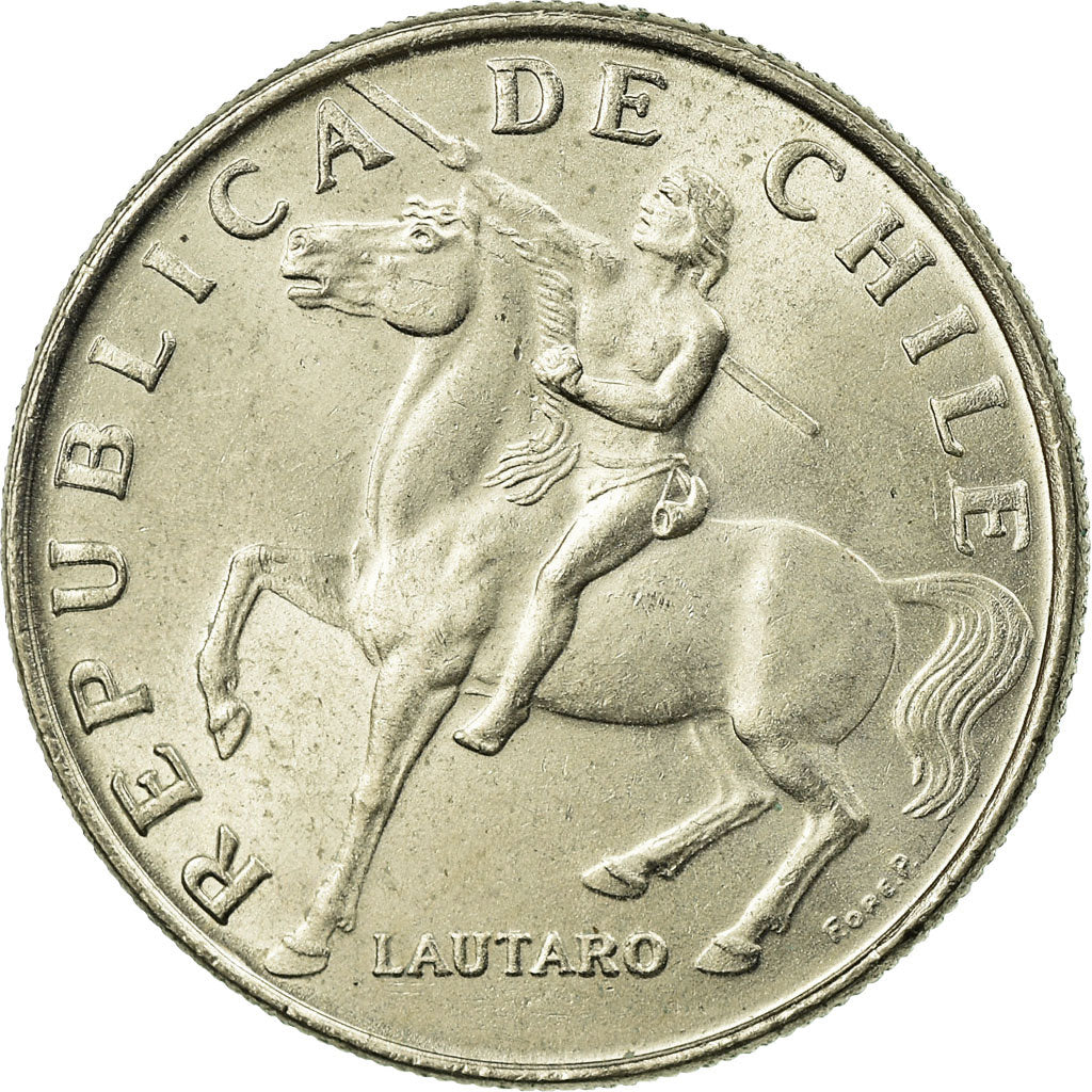 Coin, Chile, 5 Escudos, 1972, AU(55-58), Copper-nickel, KM:199