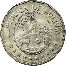 Monnaie, Bolivie, 25 Centavos, 1972, SUP, Nickel Clad Steel, KM:193