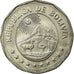 Monnaie, Bolivie, 25 Centavos, 1972, SUP, Nickel Clad Steel, KM:193