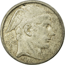 Coin, Belgium, 50 Francs, 50 Frank, 1949, EF(40-45), Silver, KM:136.1