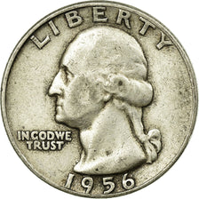 Coin, United States, Washington Quarter, Quarter, 1956, U.S. Mint, Philadelphia