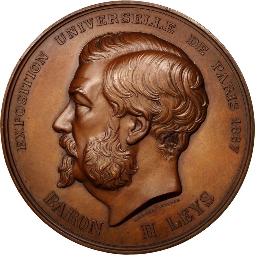 Belgium, Arts & Culture, Medal, AU(55-58), Wiener, Bronze, 148.00
