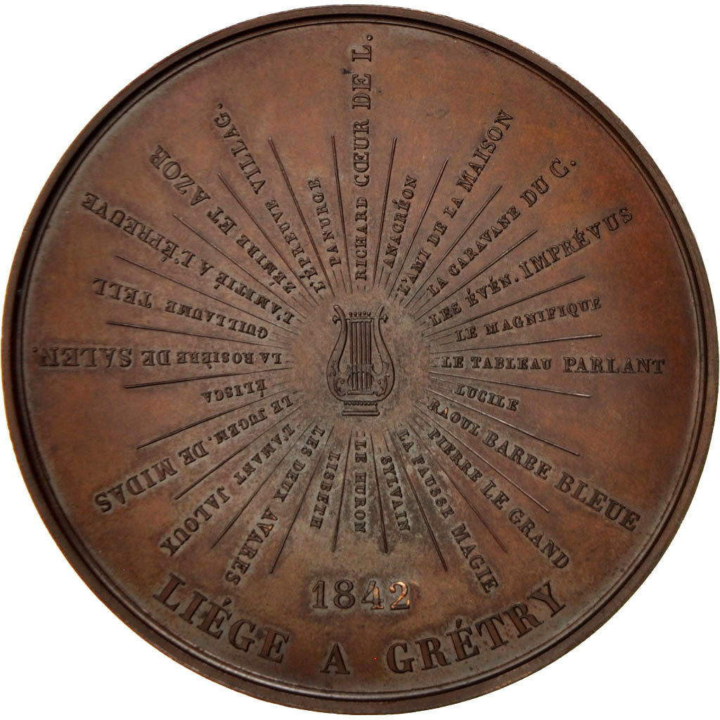 Belgium, Arts & Culture, Medal, AU(55-58), Bronze, 51, 60.20