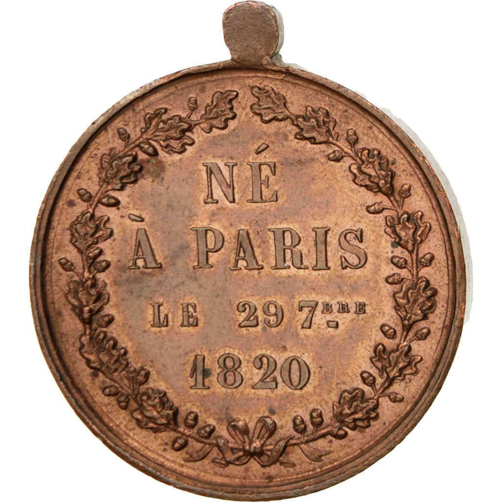 FRANCE, Politics, Society, War, Louis XVIII, Medal, AU(50-53), Copper, 32, 16.20