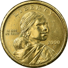 Moneta, Stati Uniti, Sacagawea Dollar, Dollar, 2000, U.S. Mint, Philadelphia