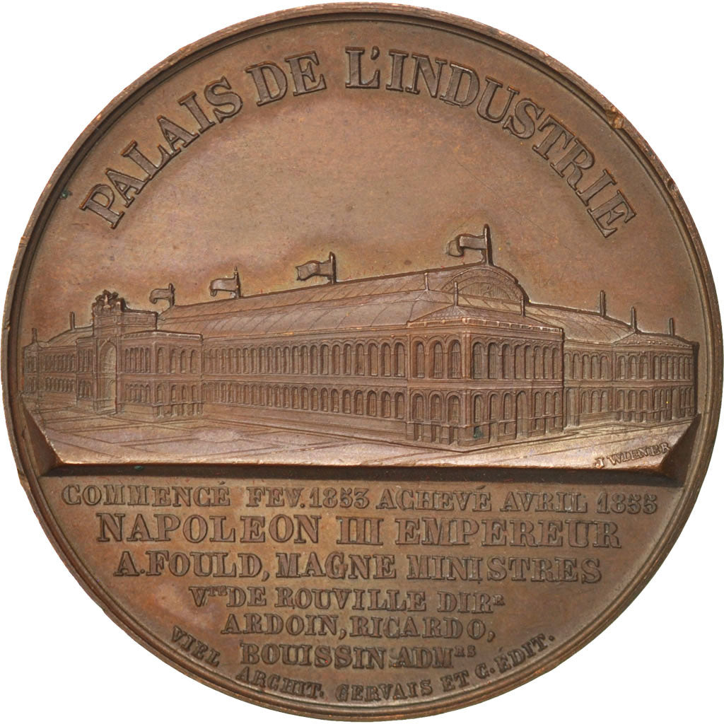 FRANCE, Business & industry, Second French Empire, Medal, AU(55-58), Caqué, C...