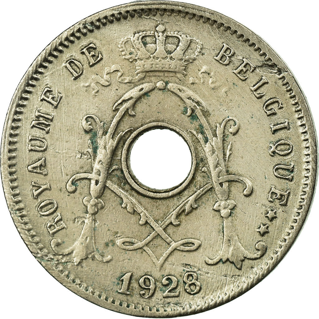 Munten, België, 5 Centimes, 1928, ZF, Copper-nickel, KM:66