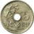 Moneta, Belgia, 5 Centimes, 1928, EF(40-45), Miedź-Nikiel, KM:66