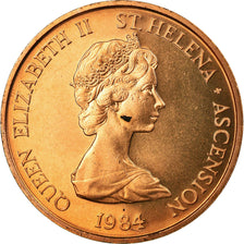 Coin, SAINT HELENA & ASCENSION, Elizabeth II, 2 Pence, 1984, British Royal Mint