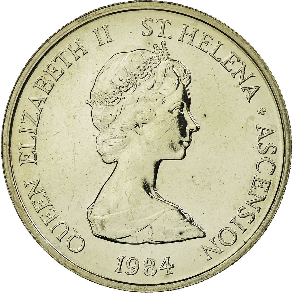 Coin, SAINT HELENA & ASCENSION, Elizabeth II, 5 Pence, 1984, British Royal Mint