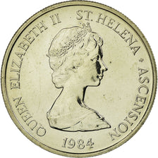 Coin, SAINT HELENA & ASCENSION, Elizabeth II, 5 Pence, 1984, British Royal Mint