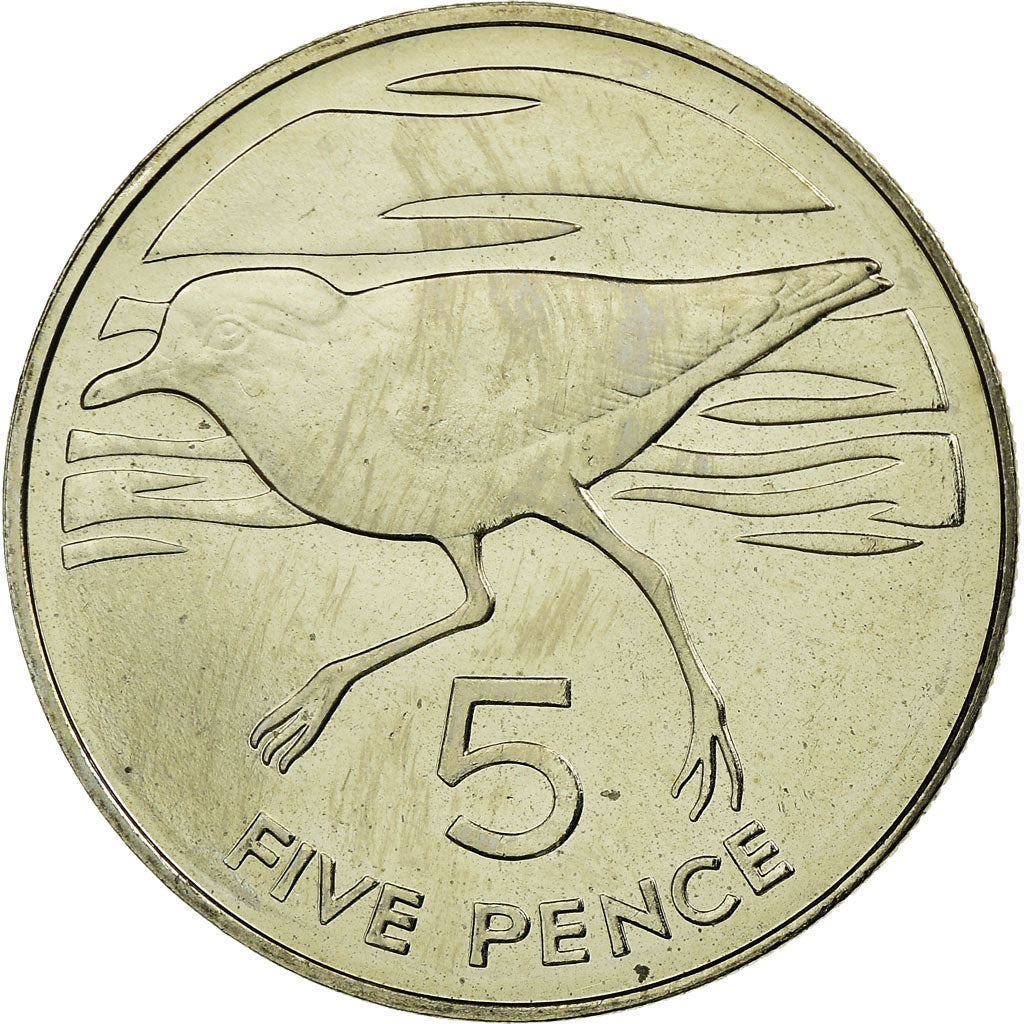 Coin, SAINT HELENA & ASCENSION, Elizabeth II, 5 Pence, 1984, British Royal Mint