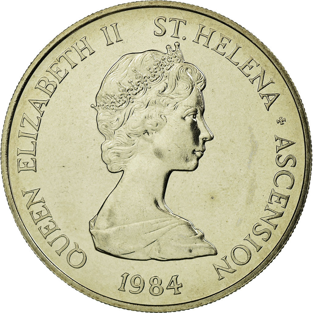 Monnaie, SAINT HELENA & ASCENSION, Elizabeth II, 10 Pence, 1984, British Royal