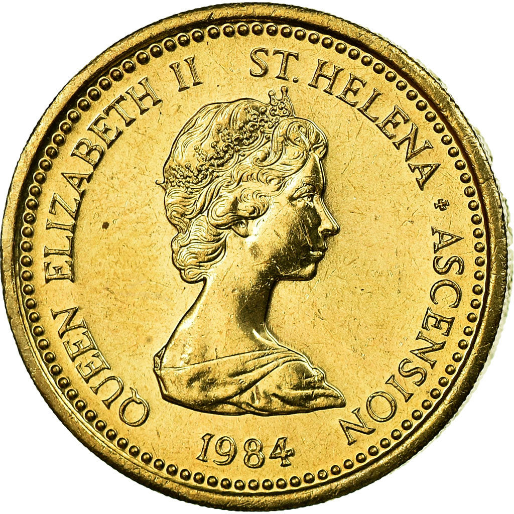 Coin, SAINT HELENA & ASCENSION, Elizabeth II, Pound, 1984, British Royal Mint