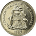 Coin, Bahamas, Elizabeth II, 5 Cents, 1987, Franklin Mint, AU(55-58)