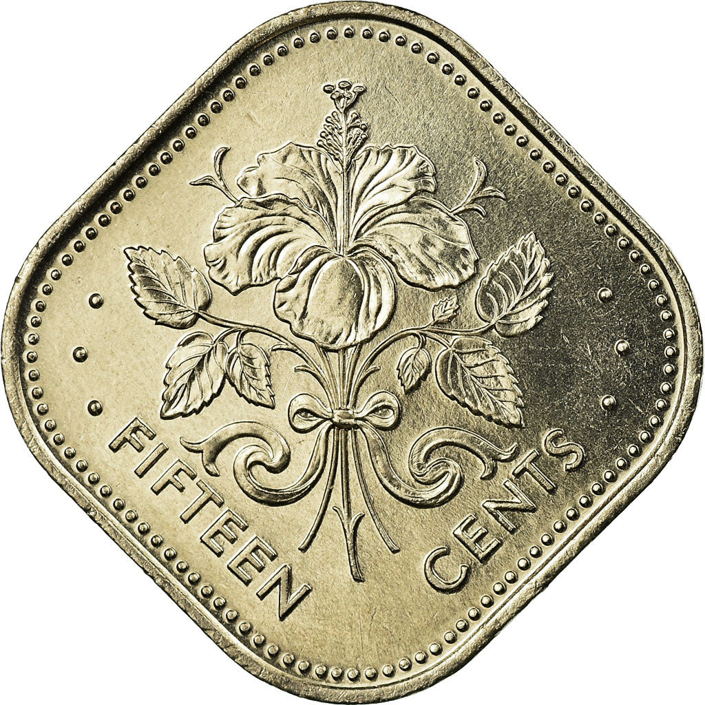 Coin, Bahamas, Elizabeth II, 50 Cents, 1992, Franklin Mint, AU(55-58)