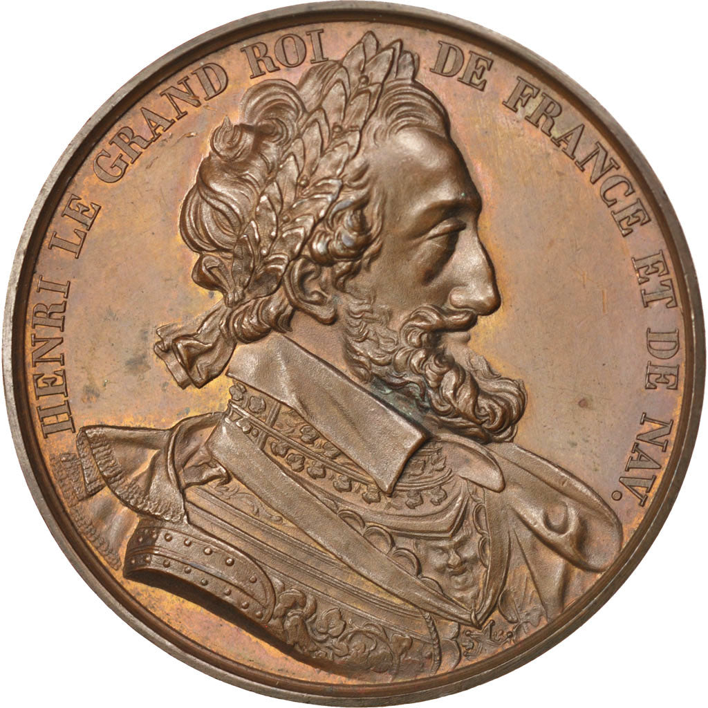 FRANCE, Politics, Society, War, Charles X, Medal, MS(60-62), Copper, 51, 51.20