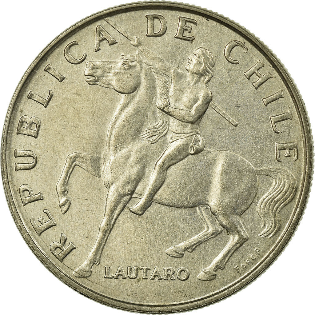 Coin, Chile, 5 Escudos, 1971, EF(40-45), Copper-nickel, KM:199