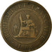 Coin, FRENCH INDO-CHINA, Cent, 1888, Paris, VF(30-35), Bronze, KM:1