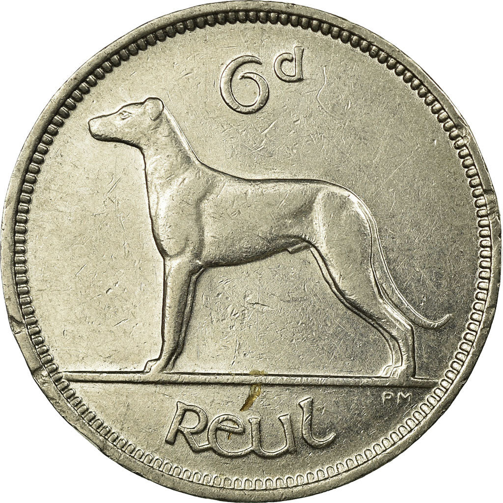 Coin, IRELAND REPUBLIC, 6 Pence, 1940, EF(40-45), Nickel, KM:13